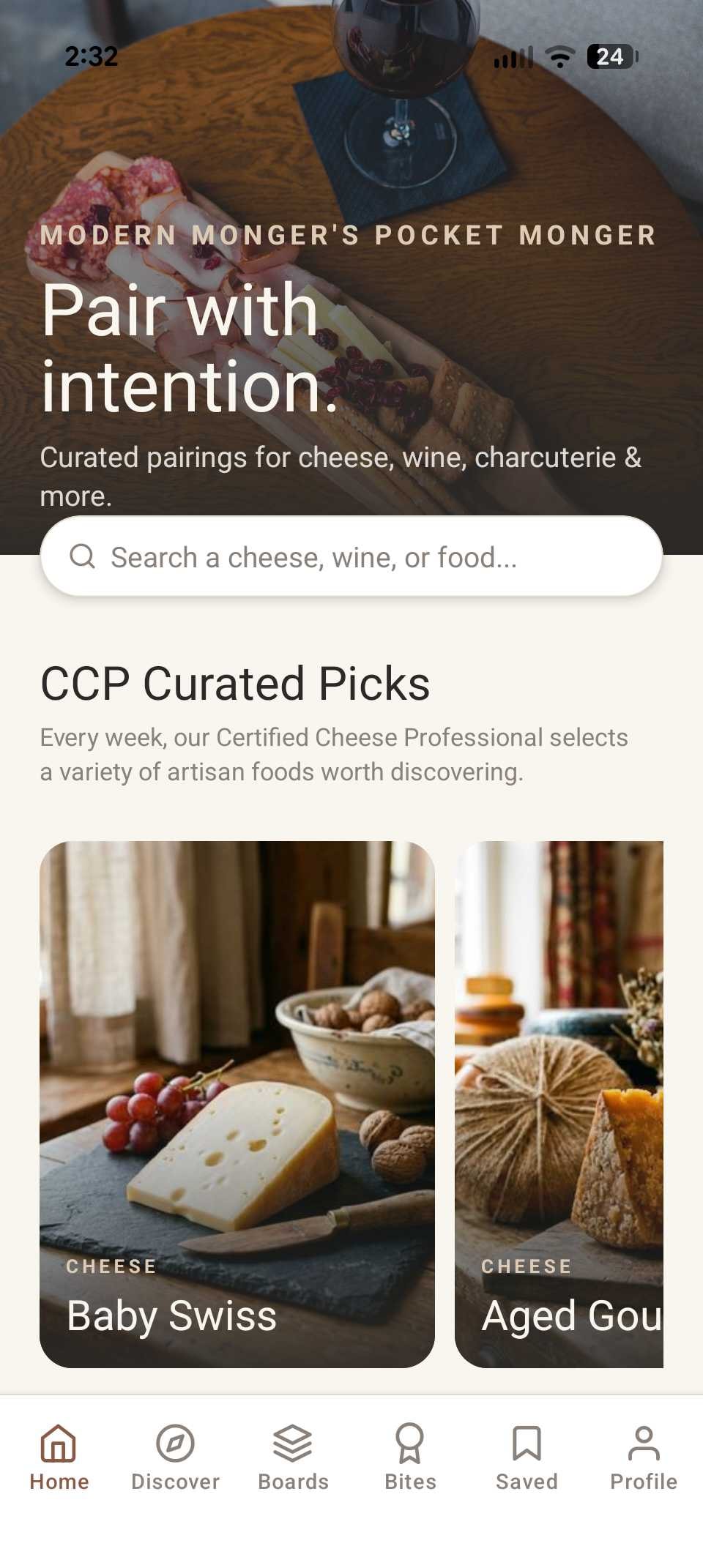 Pocket Monger home screen — CCP Curated Picks